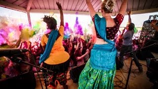 KIRTANIYAS  Nitai Gauranga feat MC Yogi  Festival of Colors OFFICIAL HOLI [upl. by Remmos927]