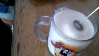 Aerolatte Review Frothing Cold Milk In Under 1 Minute [upl. by Ylla]