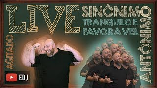 Sinônimos e Antônimos Live  Professor Noslen [upl. by Ardnajela635]