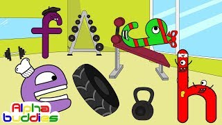 Abc Phonics For Kids  Letter EFGH  Alphabet Buds Ep8 [upl. by Isidor]